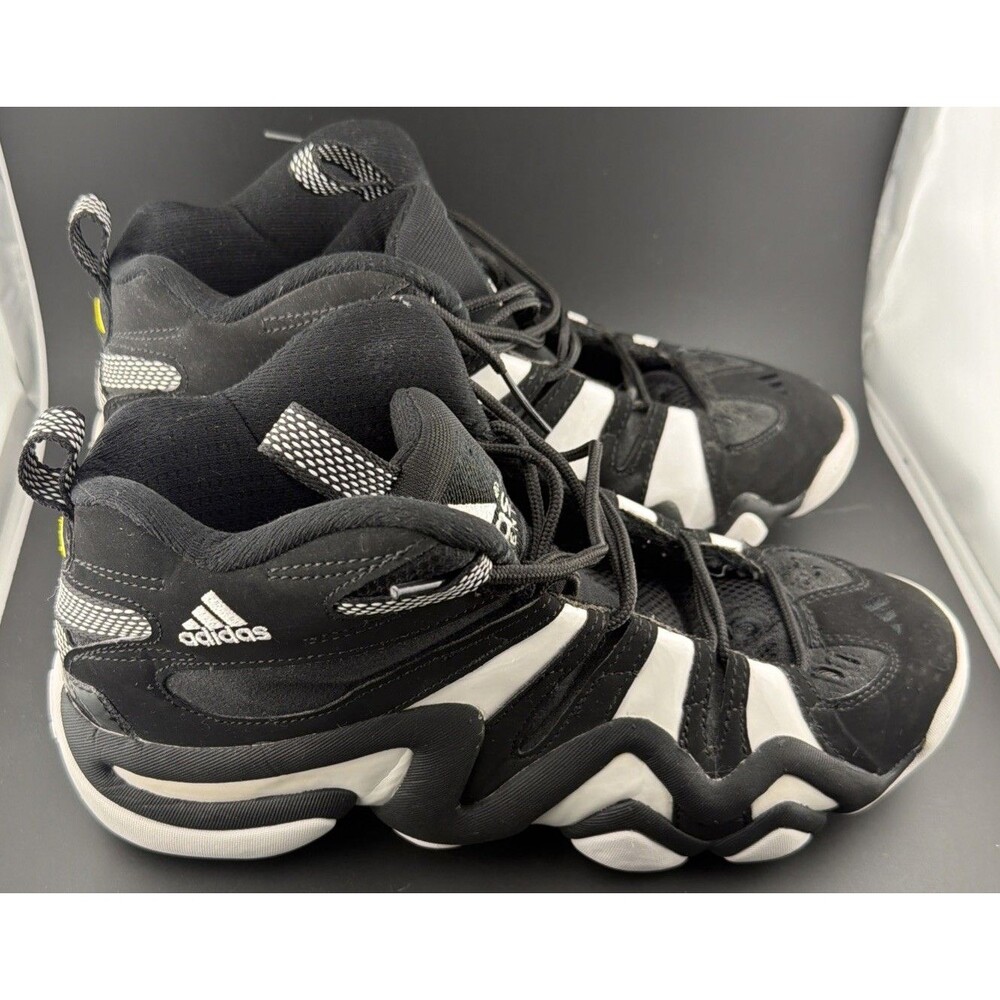 Adidas Crazy 8 Black White High Top Basketball Sneakers Men’s Size 9 G21939 VG